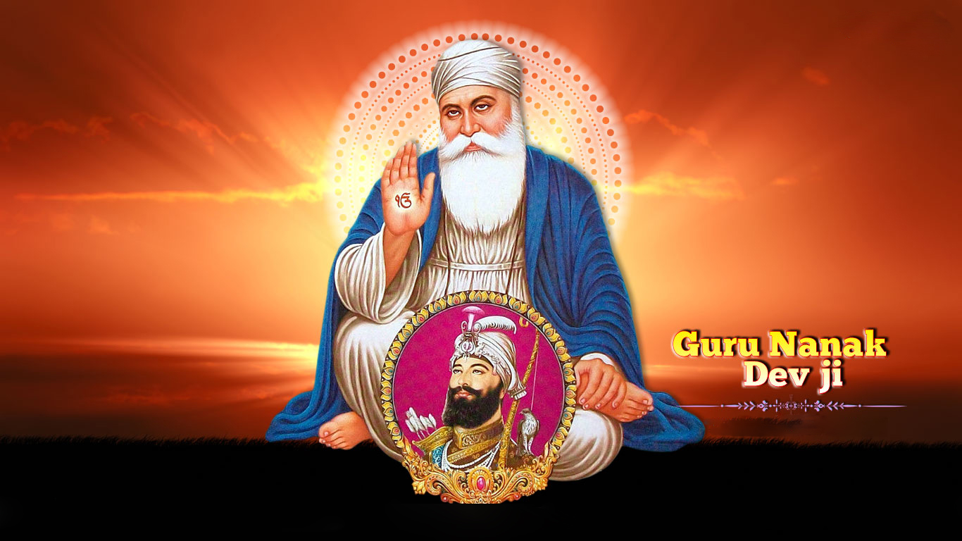 Guru Nanak Dev Ji And Guru Gobind Singh Ji Hd Wallpapers - Guru Nanak Guru Gobind Singh - HD Wallpaper 