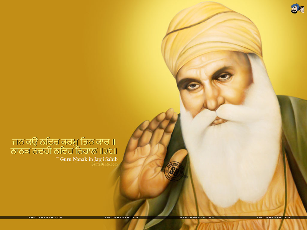 Guru Nanak Dev Ji Wallpaper - Guru Nanak Dev Ji Lessons - HD Wallpaper 