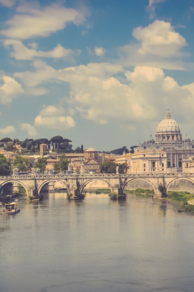 Ponte Sant'angelo - HD Wallpaper 