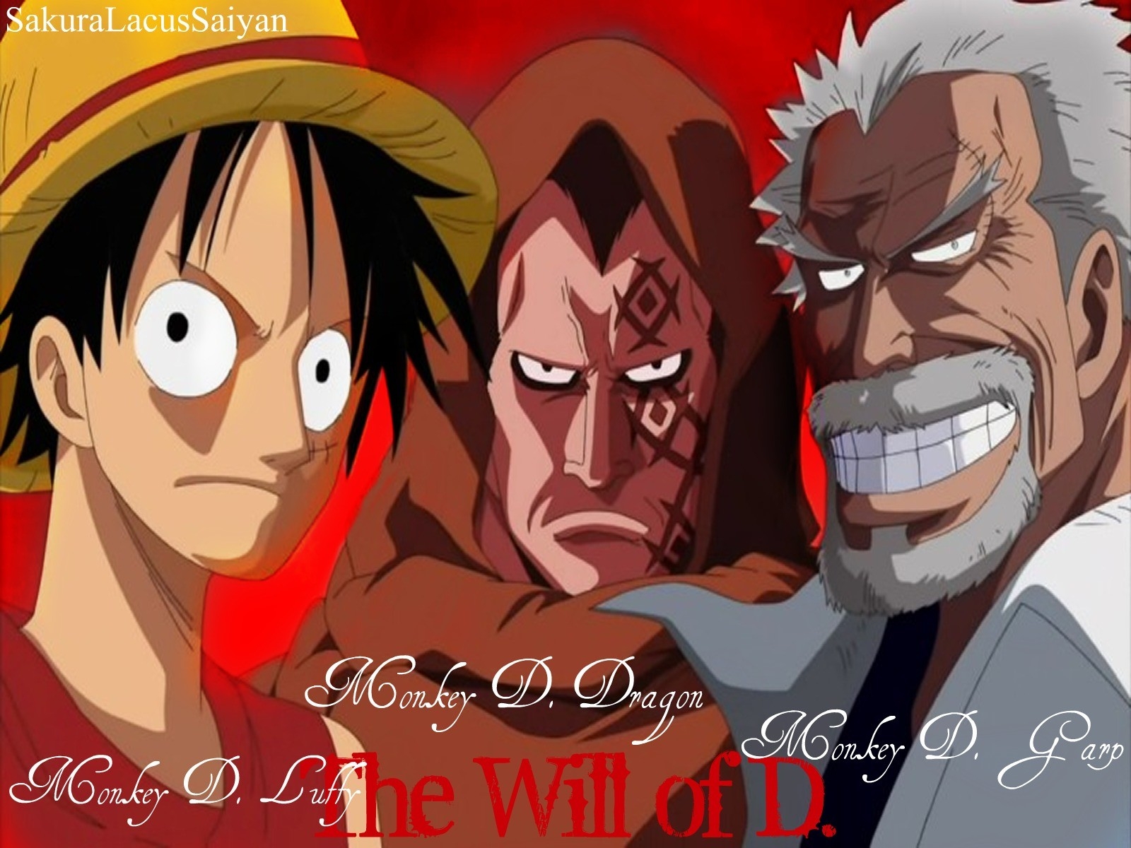 One Piece Monkey D Luffy Family - HD Wallpaper 