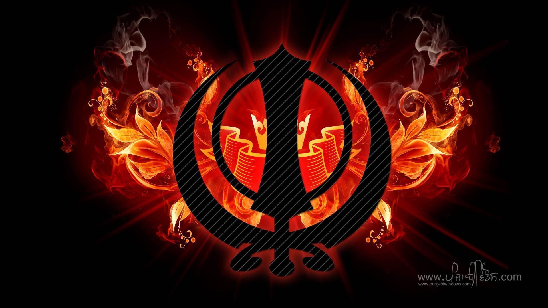 Khanda Definition Sikh Emblem Pictures Hd Wallpapers - Khanda Wallpaper Hd - HD Wallpaper 