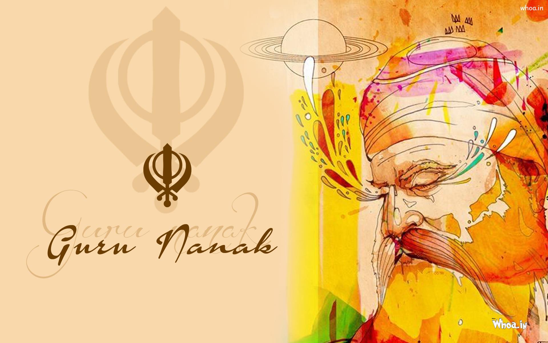 Guru Nanak Dev Ji Inkquisitive - HD Wallpaper 