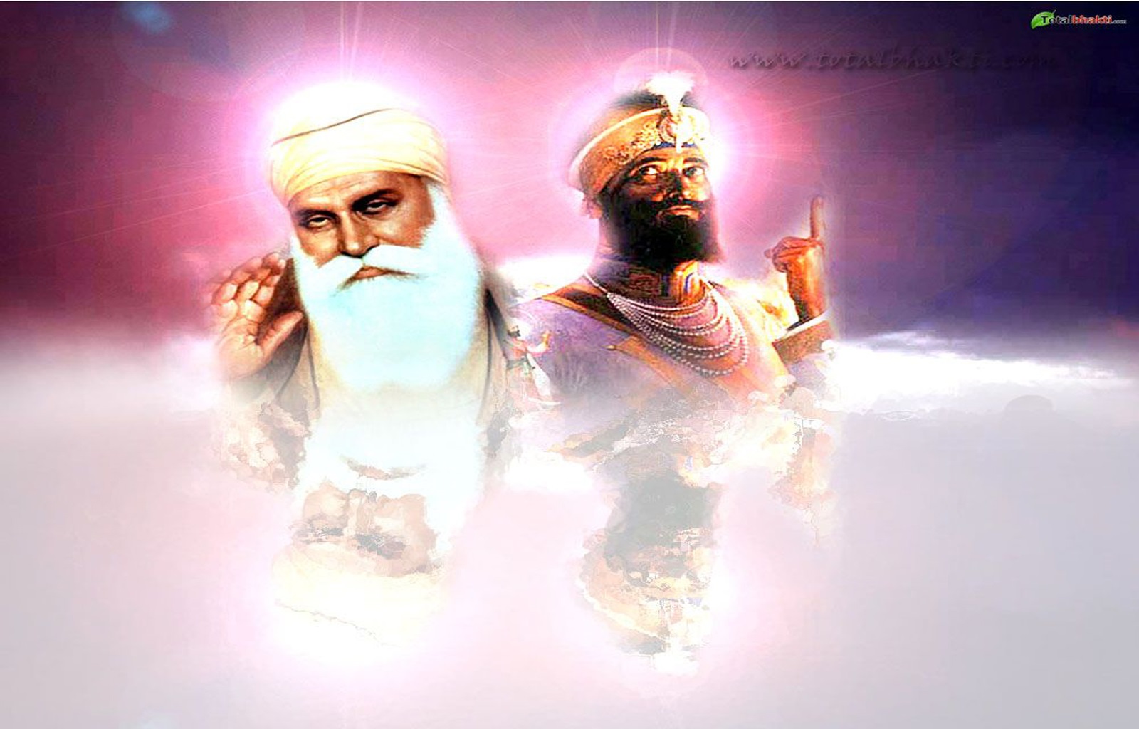 Guru Nanak Dev Ji And Guru Gobind Singh Ji Latest Hd - HD Wallpaper 