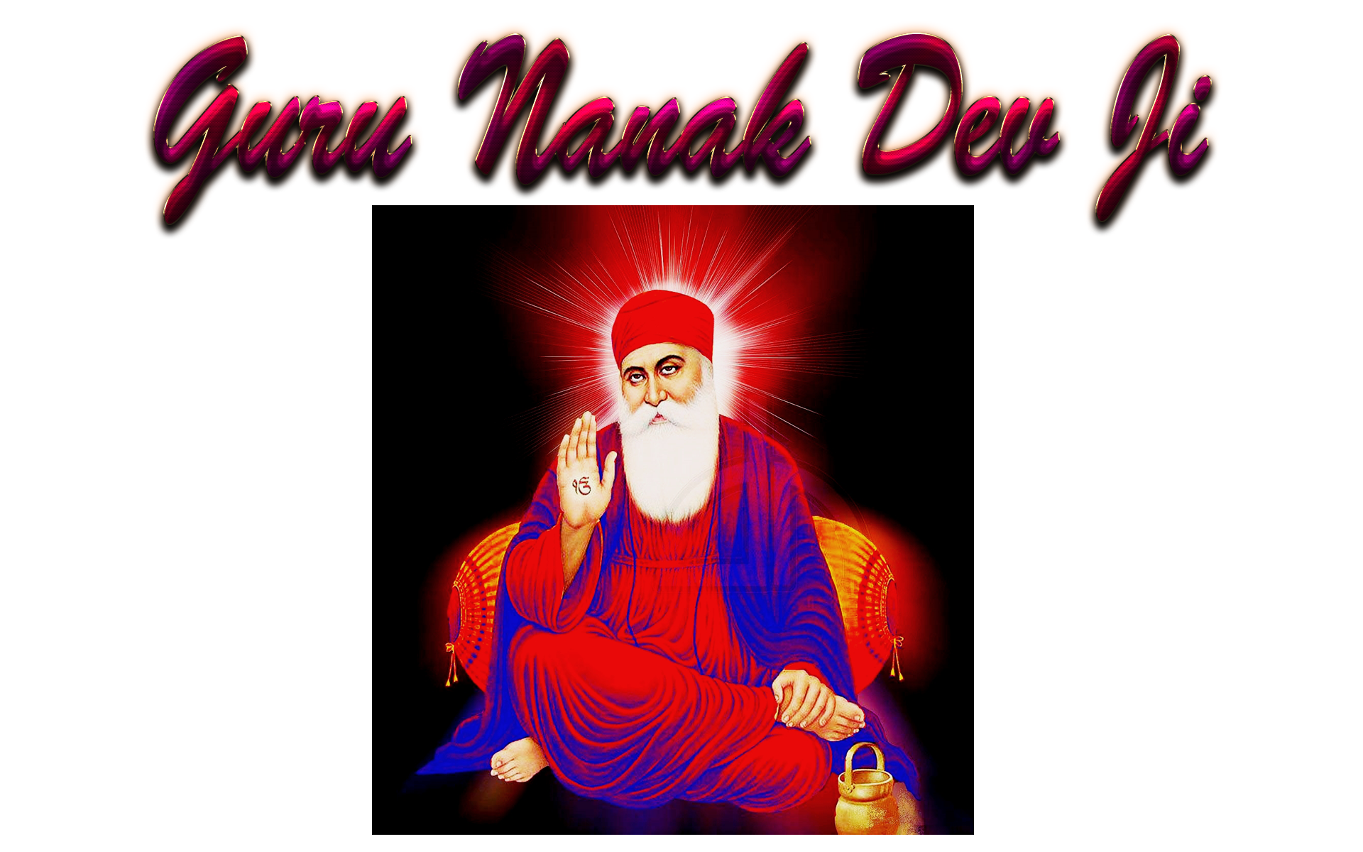 Guru Nanak Dev Ji Hd Png Images - Sikh Guru Nanak Dev Ji - HD Wallpaper 