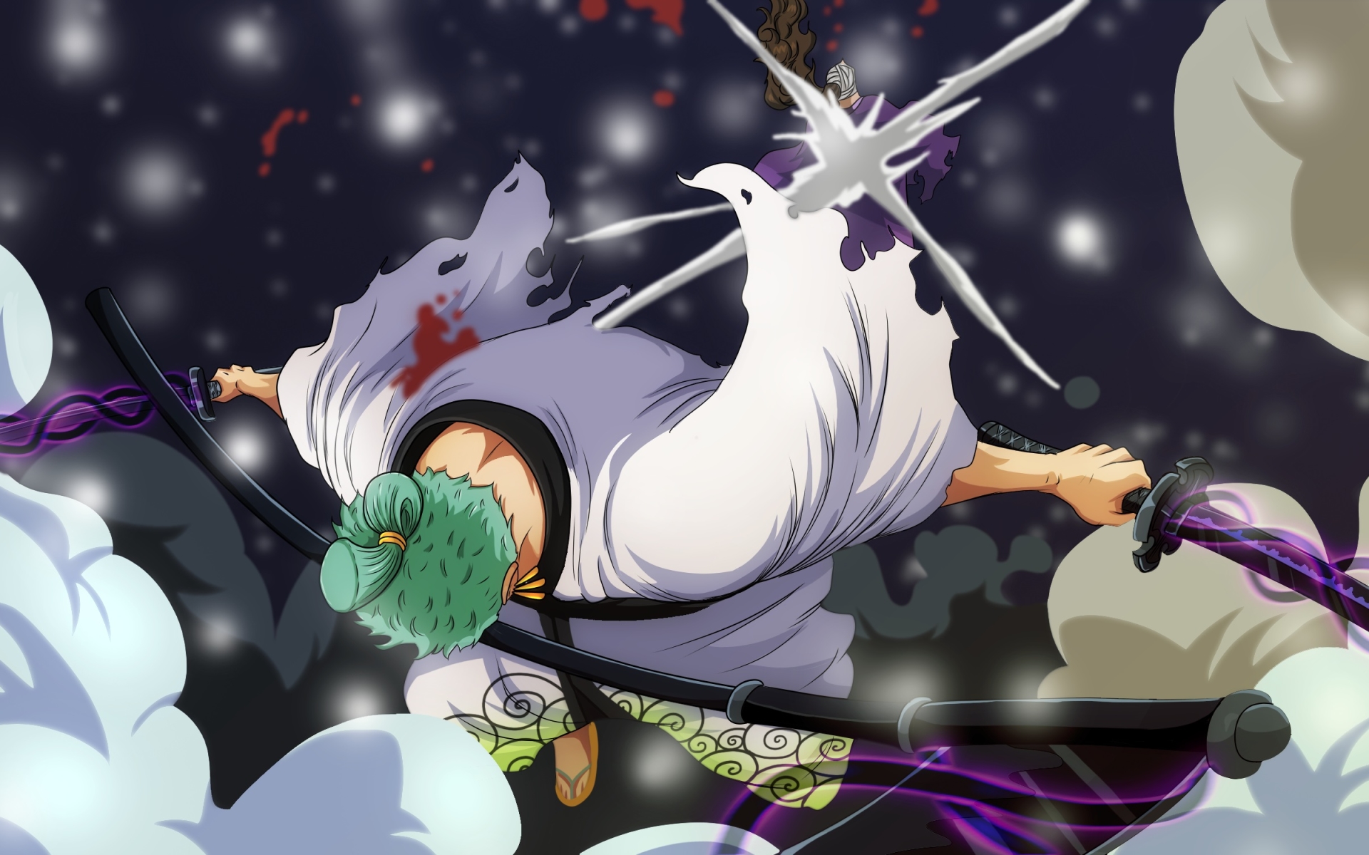 Wallpaper Of Kamazo One Piece Zoro Roronoa Background Zoro New Sword Wano 19x10 Wallpaper Teahub Io