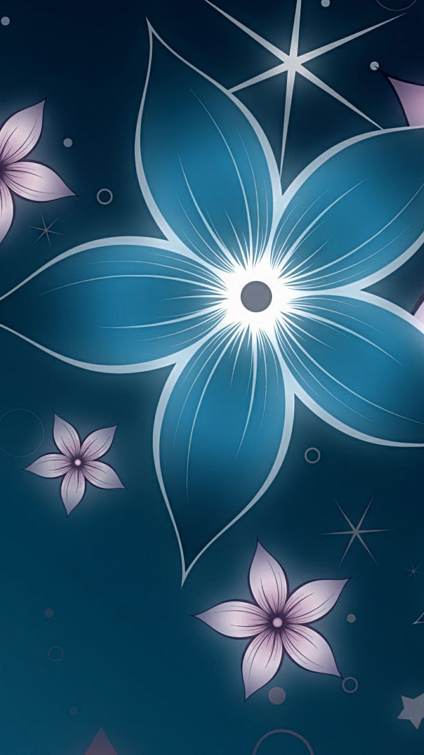 Hd Glowing Flowers Sony Xperia Z4 Wallpapers Display Wallpapers For Pc 1440x2560 Wallpaper Teahub Io