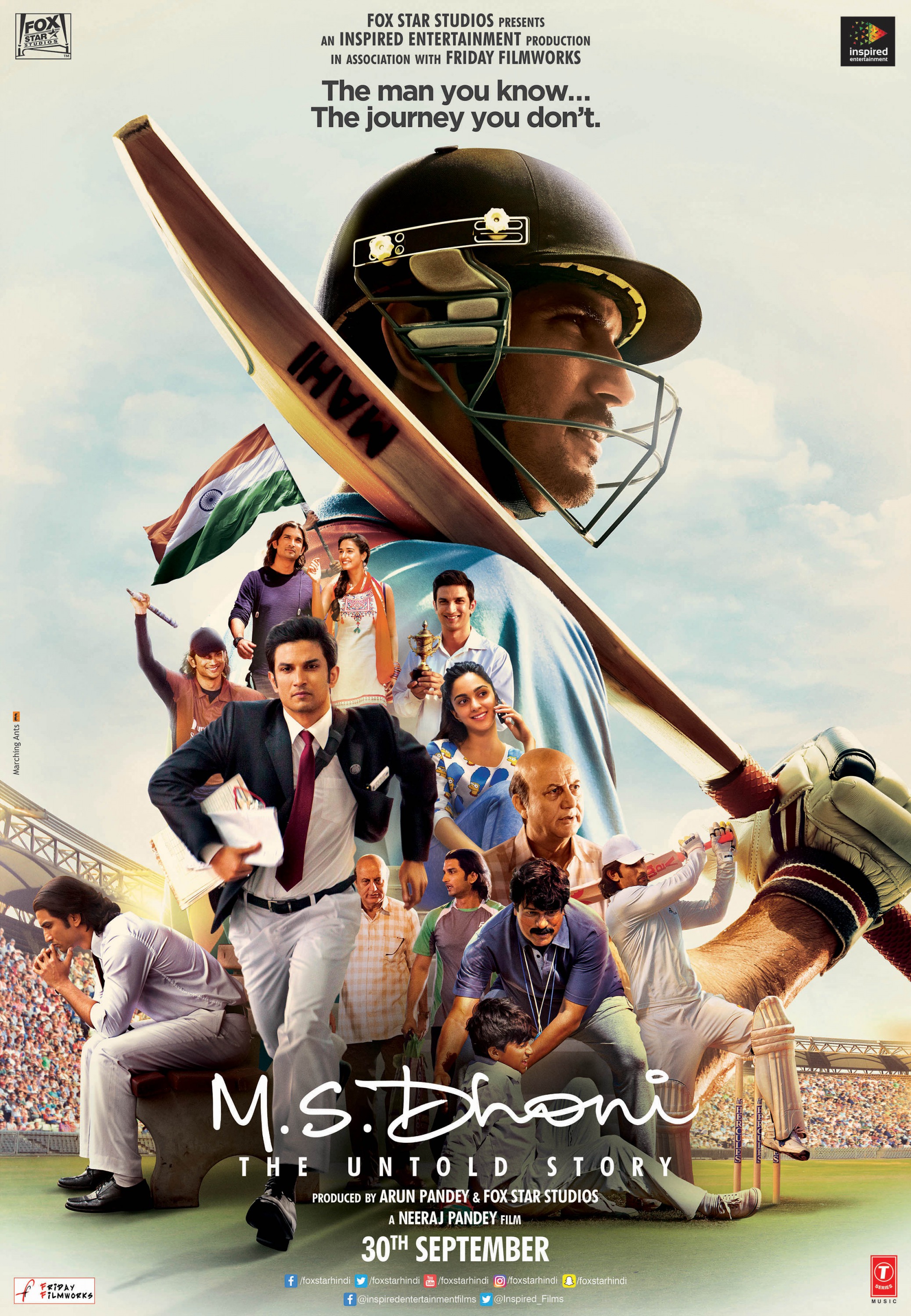 Msdhoni The Untold Story 2016 - HD Wallpaper 