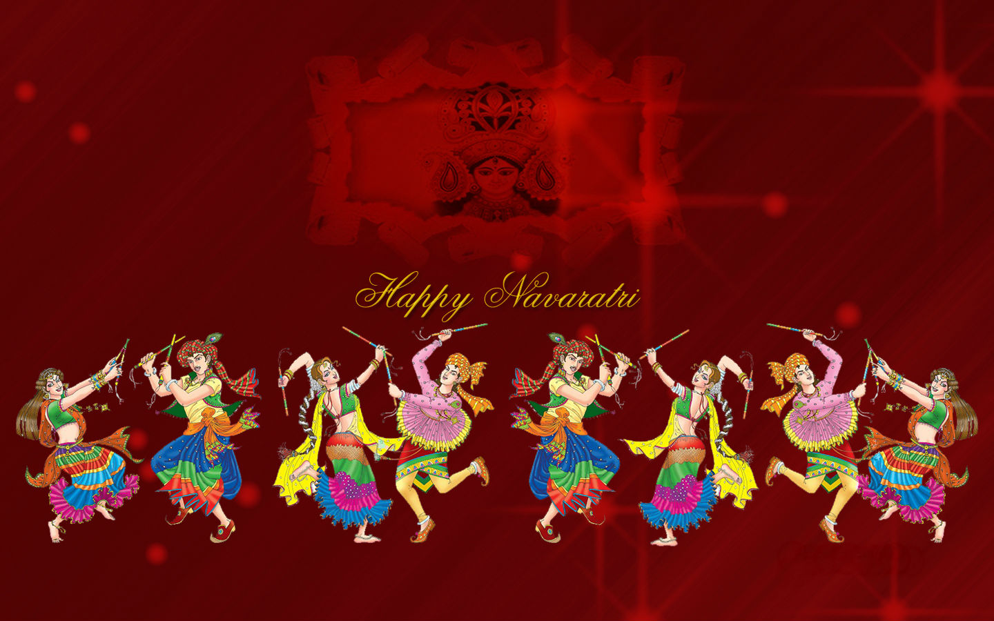 Navratri Celebrations - 1080p Navratri Wallpaper Hd - 1440x900 Wallpaper -  