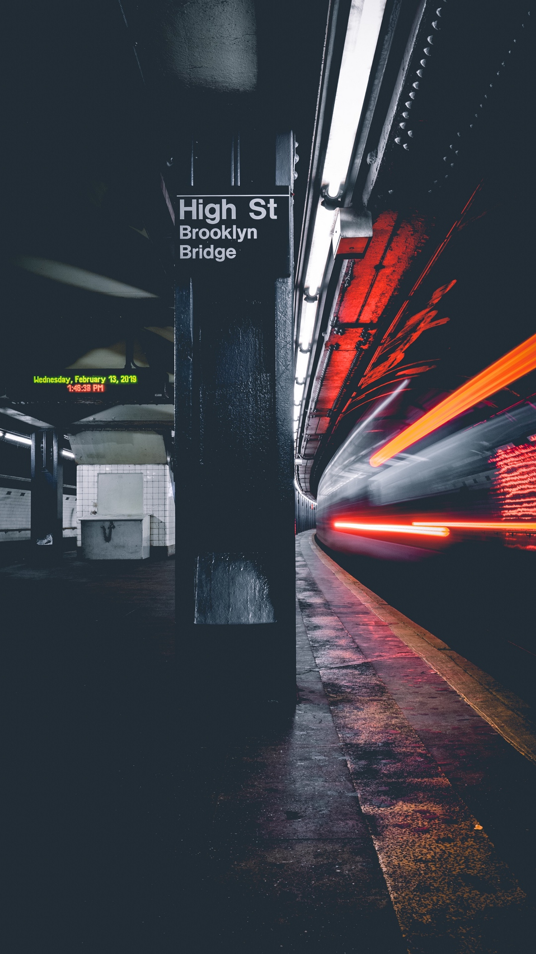Wallpaper Metro, Underground, Long Exposure - Macbook Pro Wallpaper 2019 - HD Wallpaper 