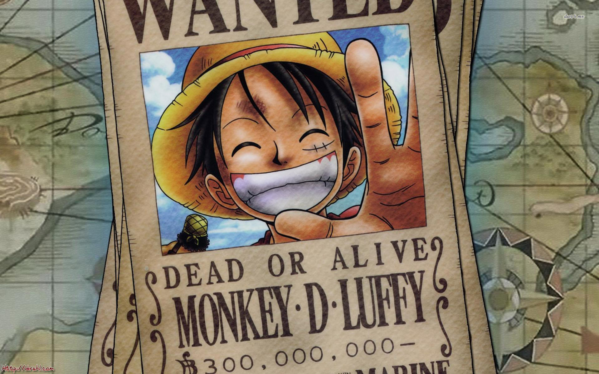 Hd One Piece Wanted - HD Wallpaper 