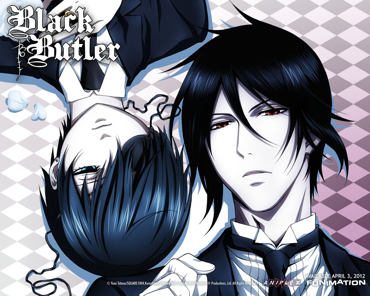 Ciel Sebastian Black Butler - HD Wallpaper 