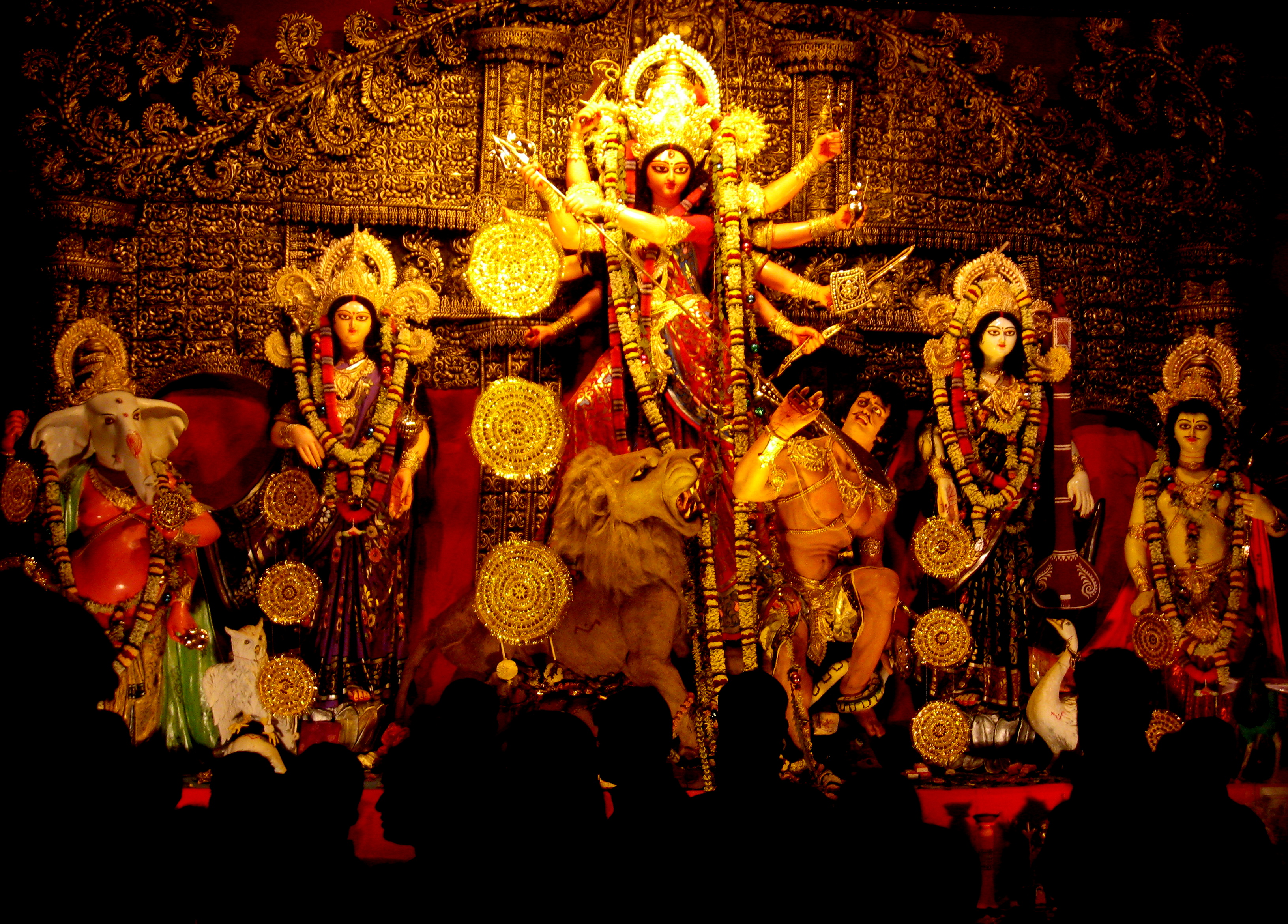 The Festival Of Maa Durga - Navratri Indian Festivals - HD Wallpaper 
