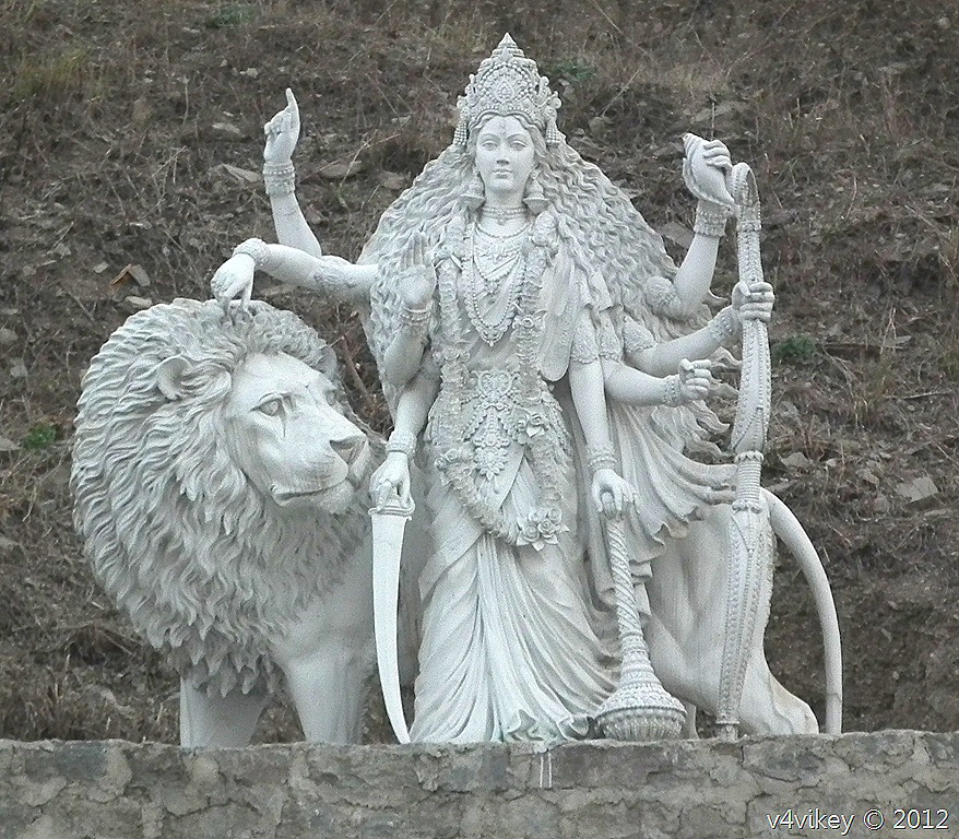 Goddess Durga Sculpture - HD Wallpaper 