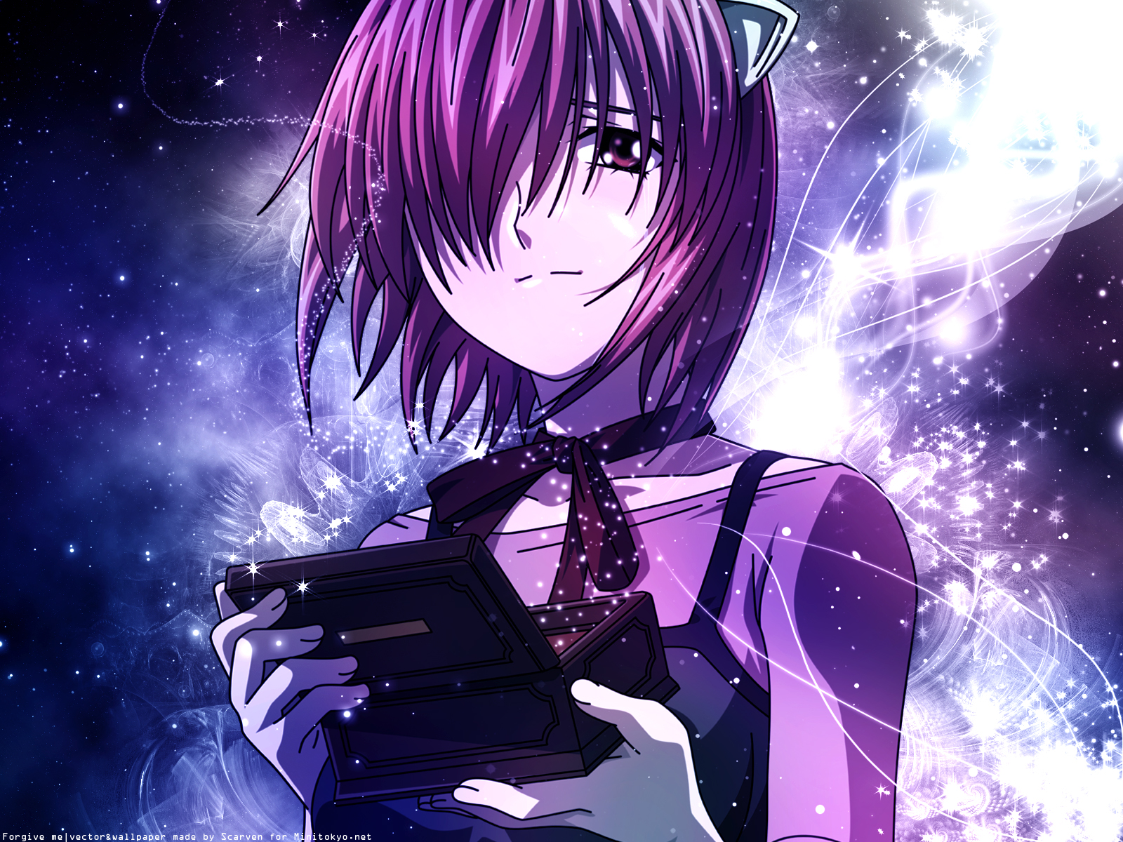 Elfen Lied Lucy Wallpaper Style Width 1600x10 Wallpaper Teahub Io