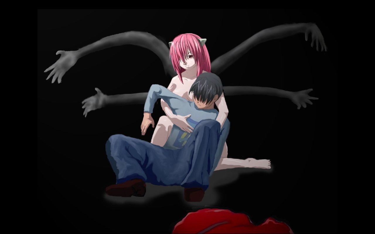Free Elfen Lied High Quality Wallpaper Id - Cartoon - HD Wallpaper 