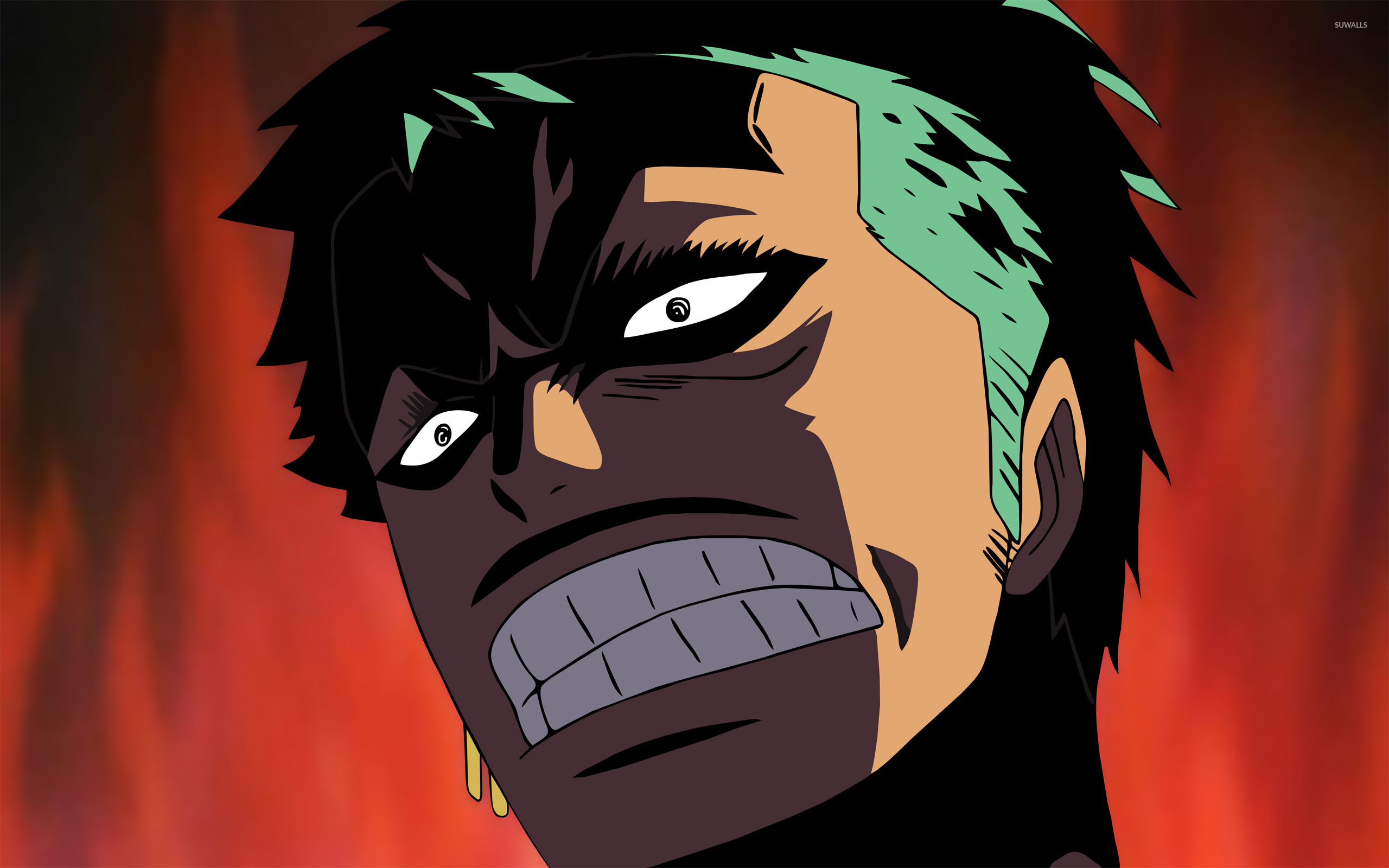 One Piece Zoro Angry - HD Wallpaper 