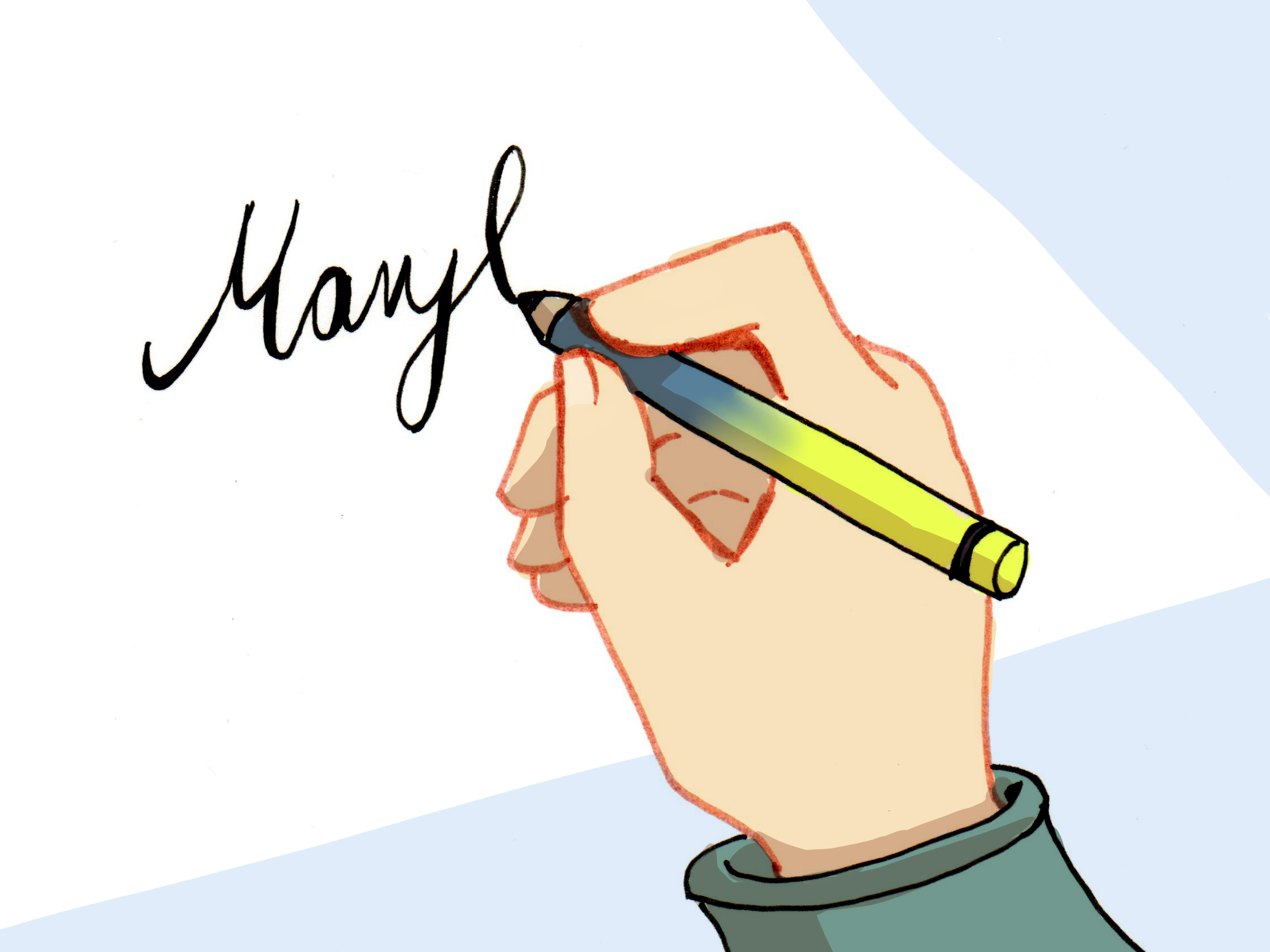 Write картинка для детей