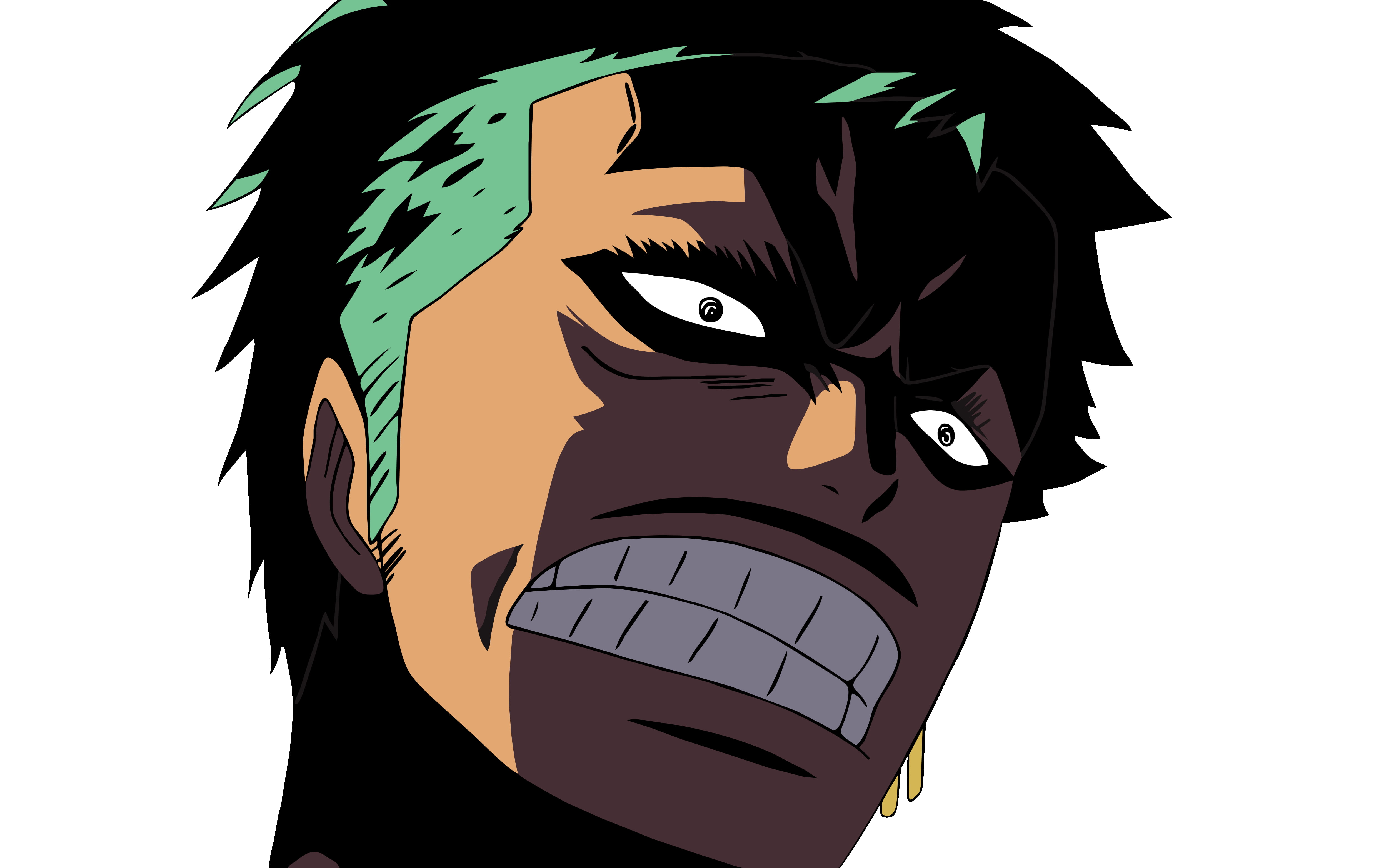 One Piece Zoro Angry - HD Wallpaper 