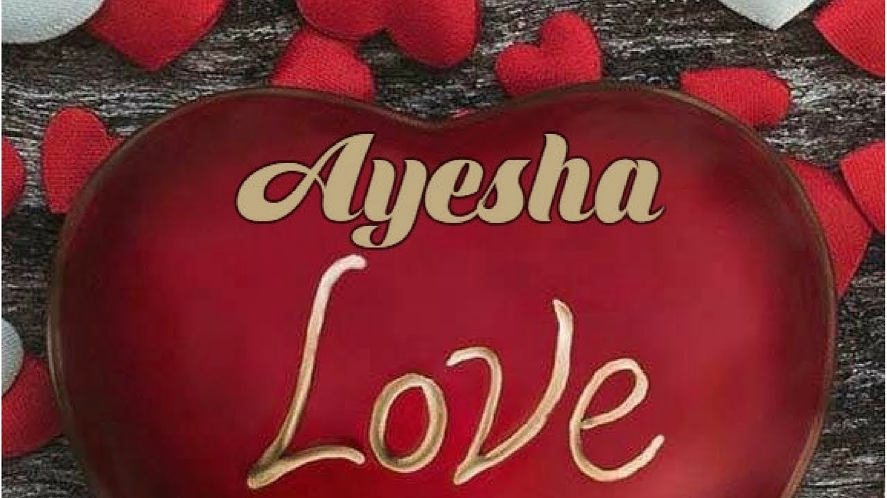 Aayesha Name - 1280x720 Wallpaper 