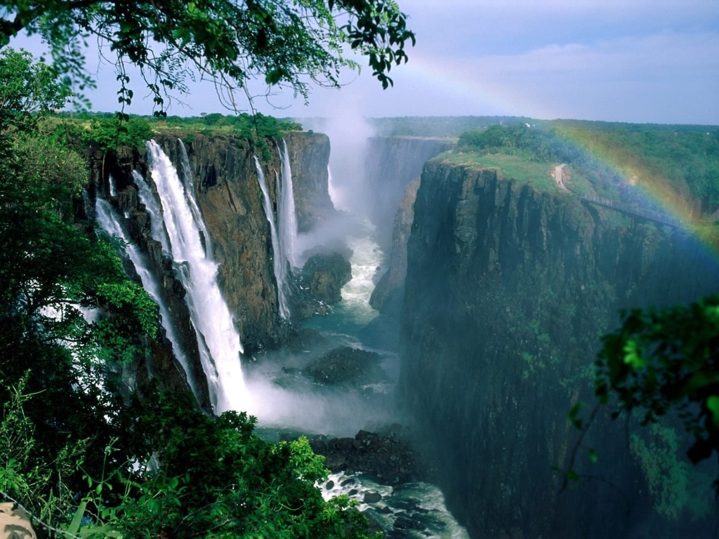 Air Terjun Victoria - Hd Images Of Victoria Falls - HD Wallpaper 
