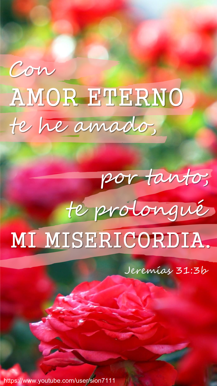 Amor, Cristiano, And Cristo Image - Jeremías 31 3 - HD Wallpaper 