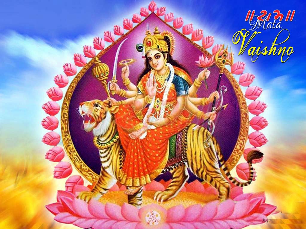 Pahada Wali Mata - Mata Vaishno Devi Wallpaper Full Size - HD Wallpaper 