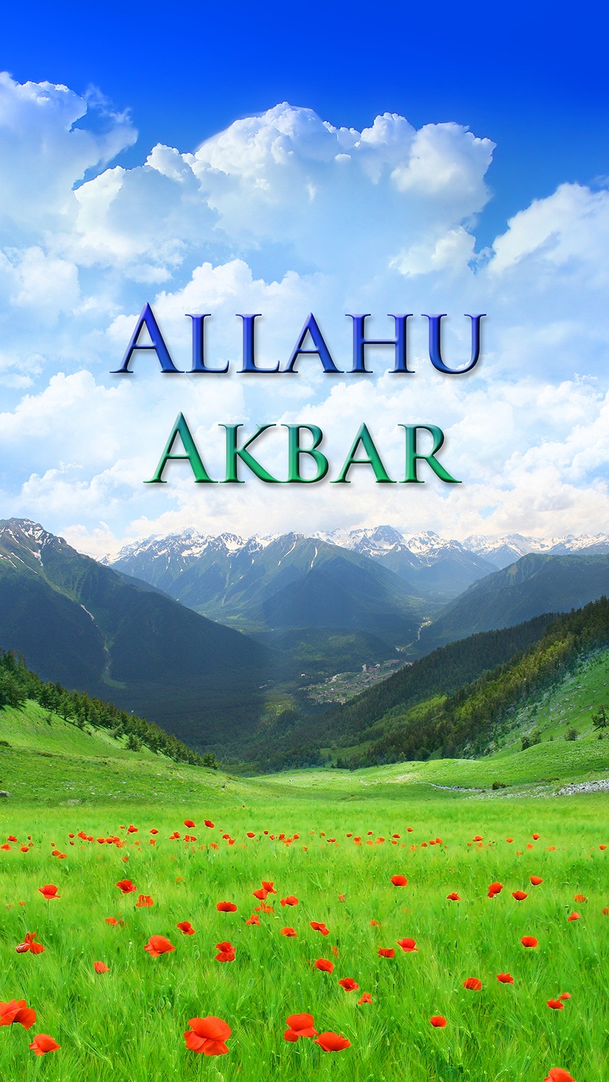 Allahu Akbar Med - Akbar Name Wallpaper Download - HD Wallpaper 