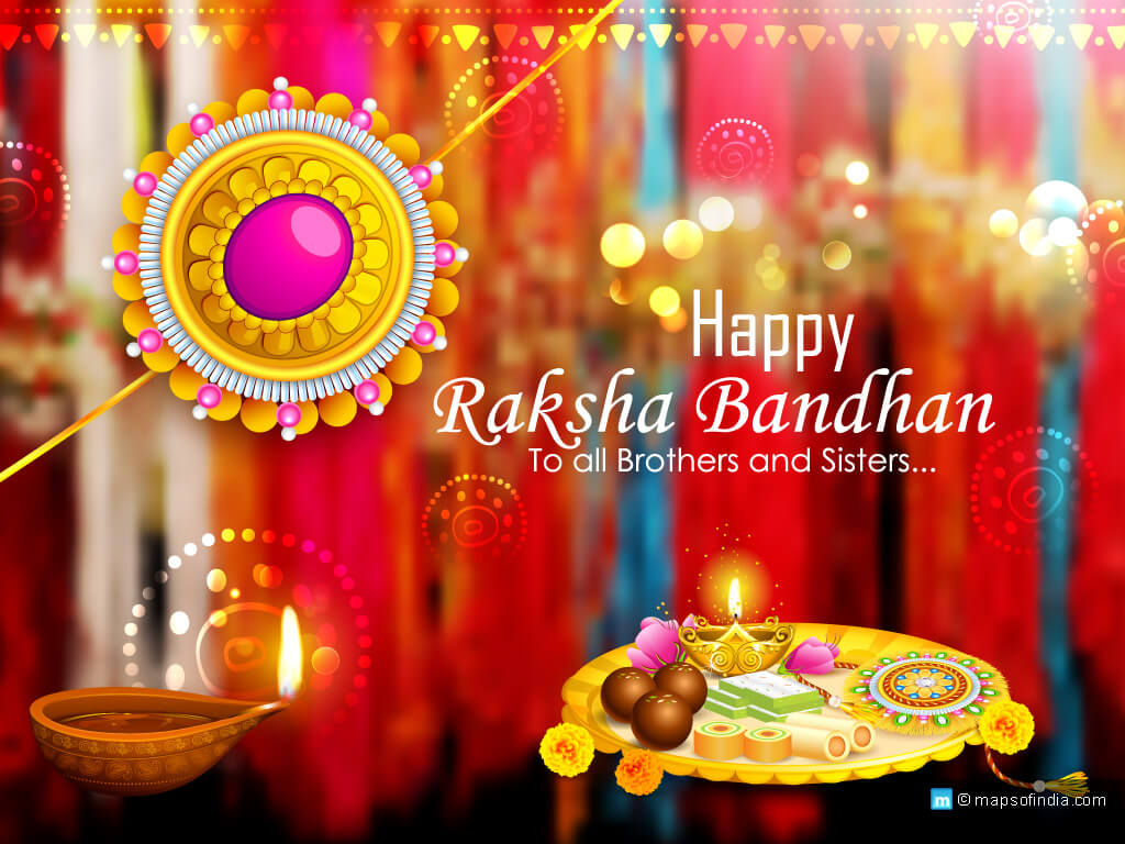 Raksha Bandhan Wallpaper Image - Happy Raksha Bandhan 2019 - HD Wallpaper 