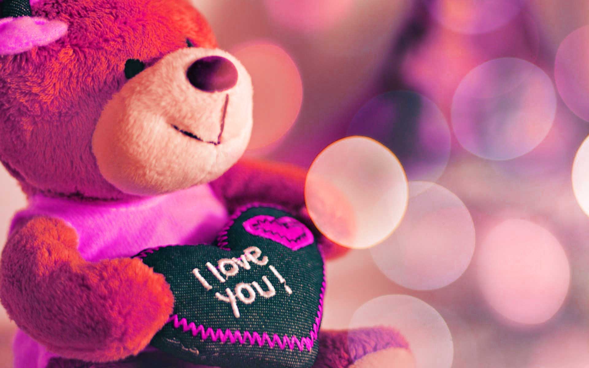 Rukhsar Stylish Names And Wallpapers - Teddy Bear I Love You Too - HD Wallpaper 