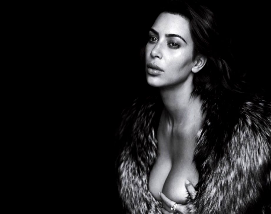 Kim Kardashian Black And White Hd Wallpapers Celeb - Kim Kardashian - HD Wallpaper 