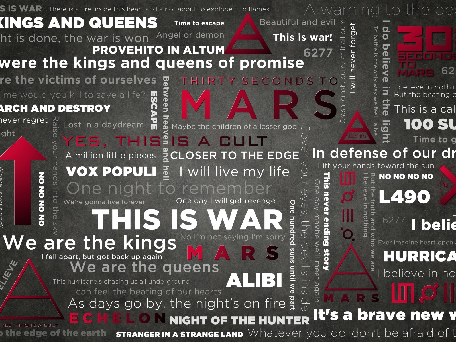 Wallpaper 30 Seconds To Mars, Words, Symbol, Figures, - Thirty Seconds To Mars Iphone - HD Wallpaper 