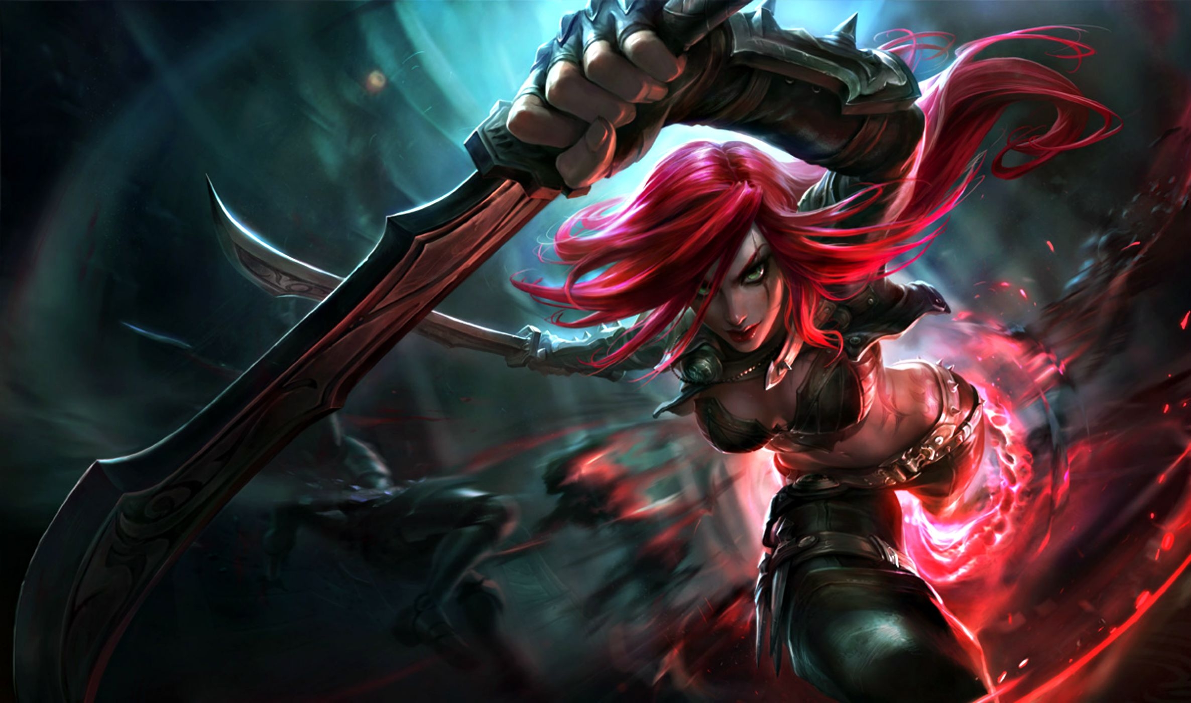 Katarina Classic Skin Wallpaper - Katarina League Of Legends - HD Wallpaper 