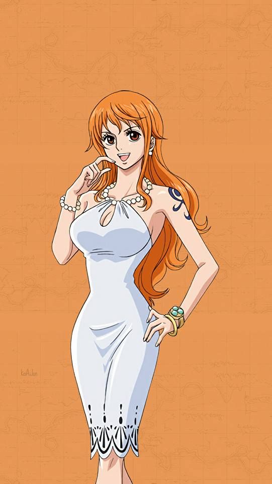 Anime One Piece Nami - HD Wallpaper 