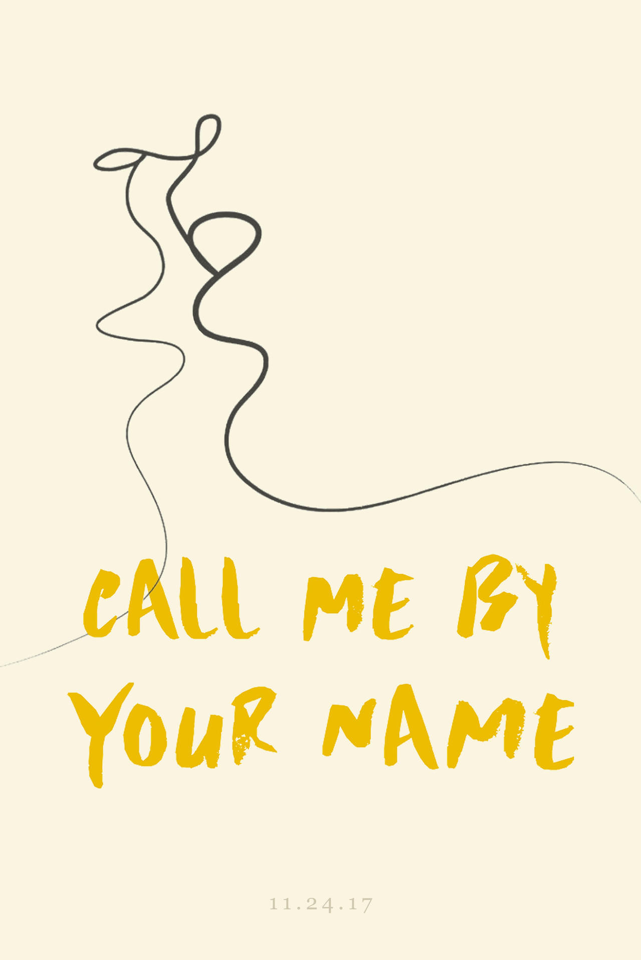 Call My By Your Name Artwork - HD Wallpaper 