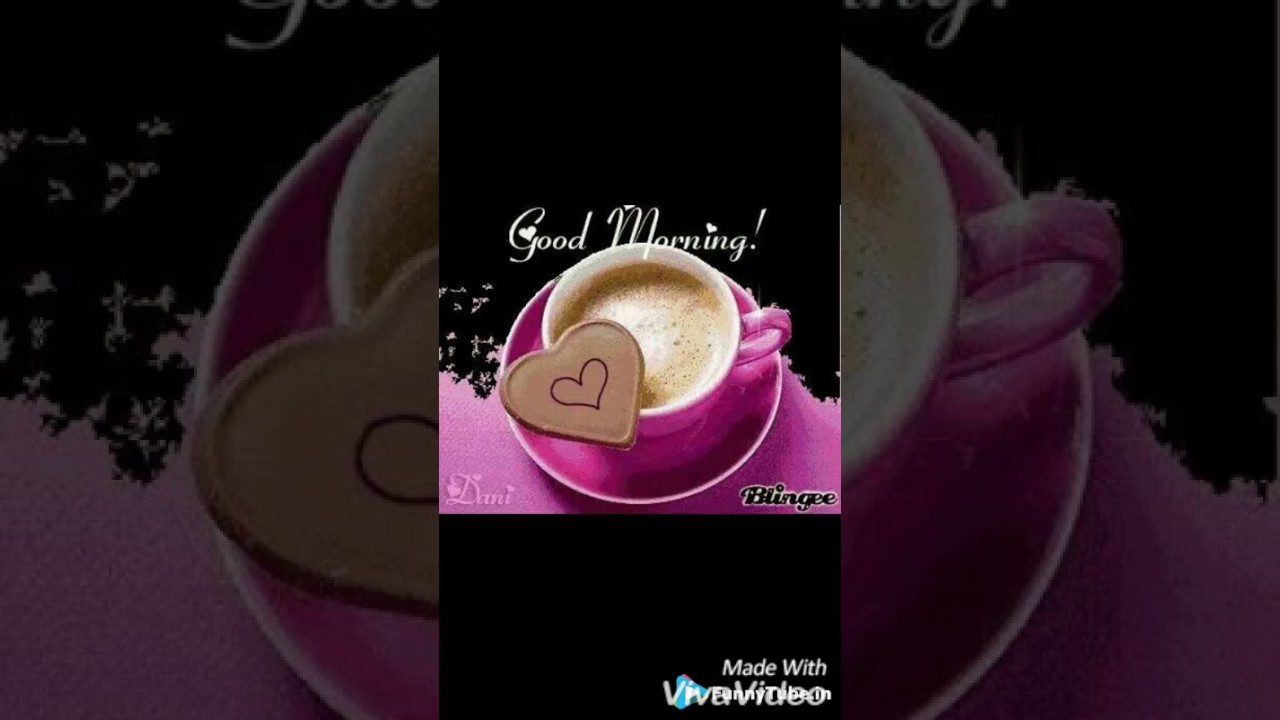 Good Morning Coffee Heart Gif - HD Wallpaper 