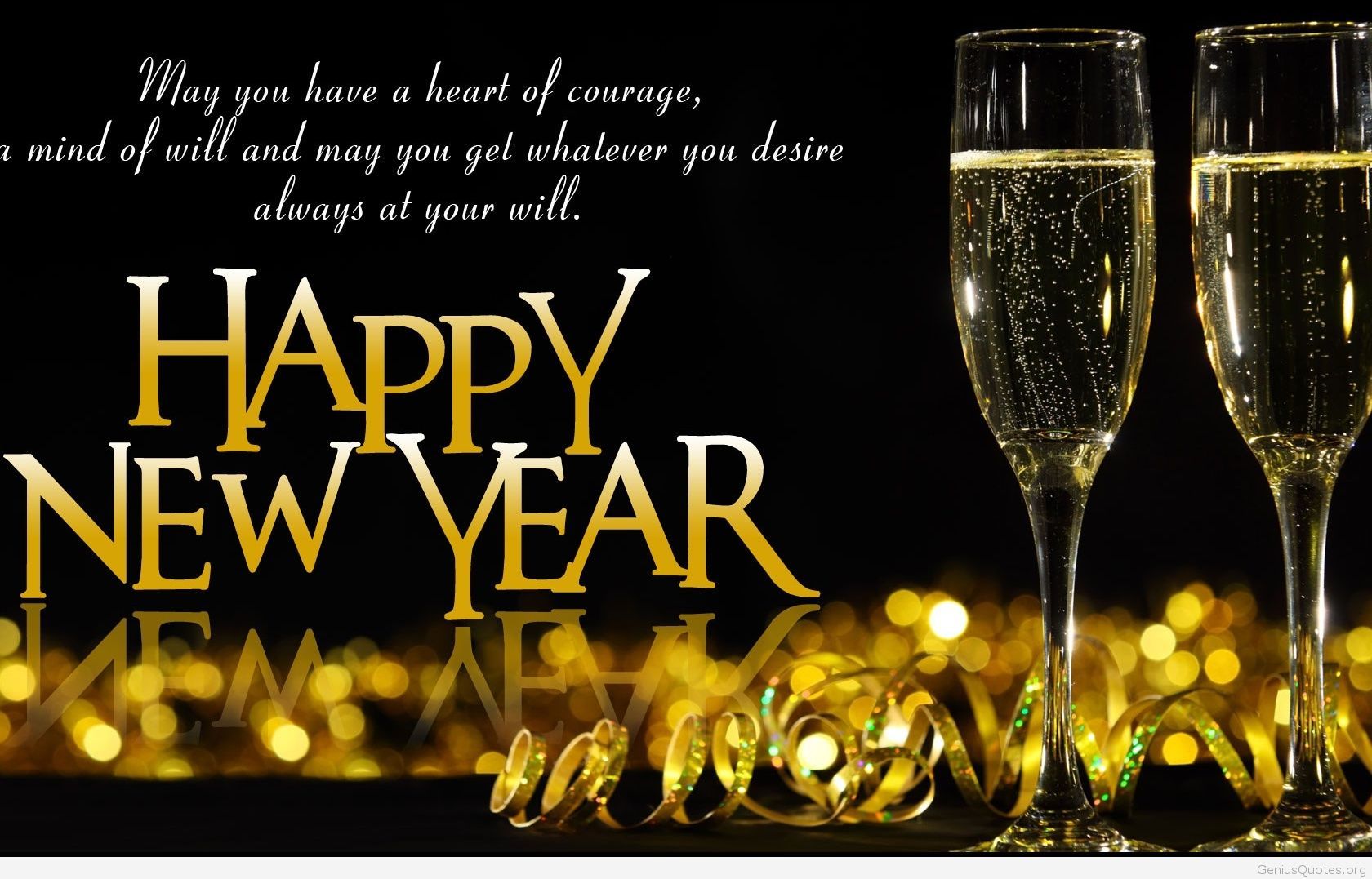 Happy New Year Champagne Wallpaper 2015 Quote - Happy New Year Team - HD Wallpaper 