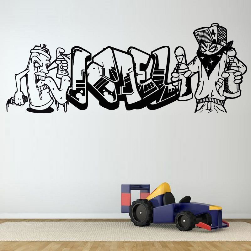 Stickers Graffiti Naam - HD Wallpaper 