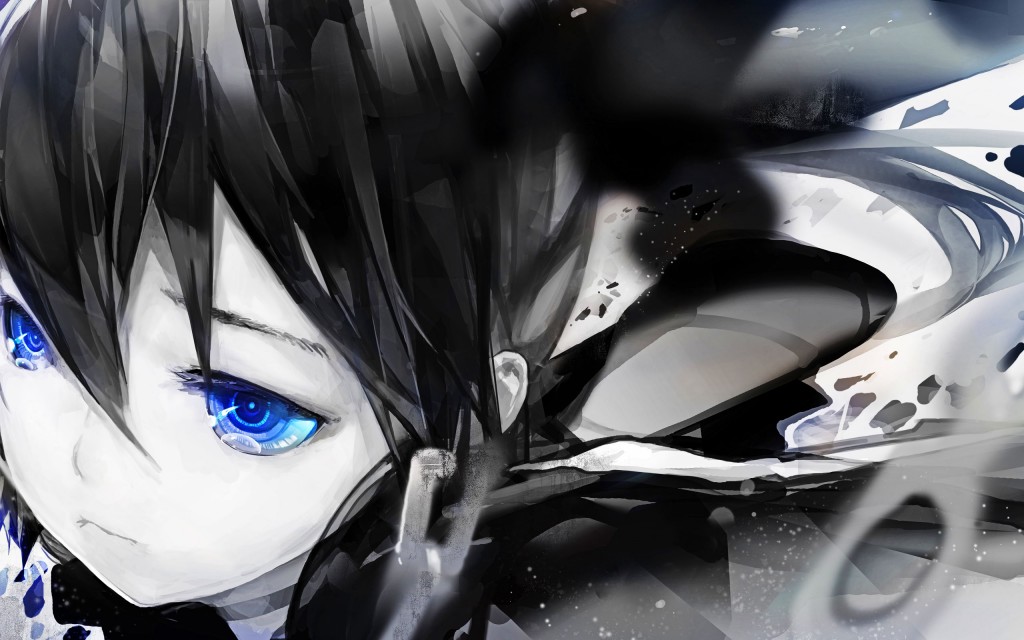 Black Rock Shooter Sad - HD Wallpaper 