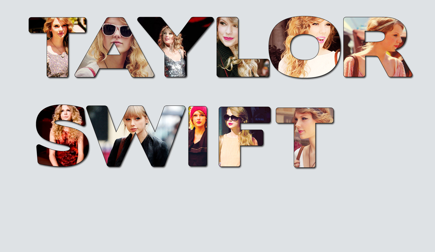 Taylor Swift Name Collage - Collage - 1431x831 Wallpaper - teahub.io
