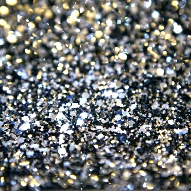 Black And Silver Glitter - HD Wallpaper 