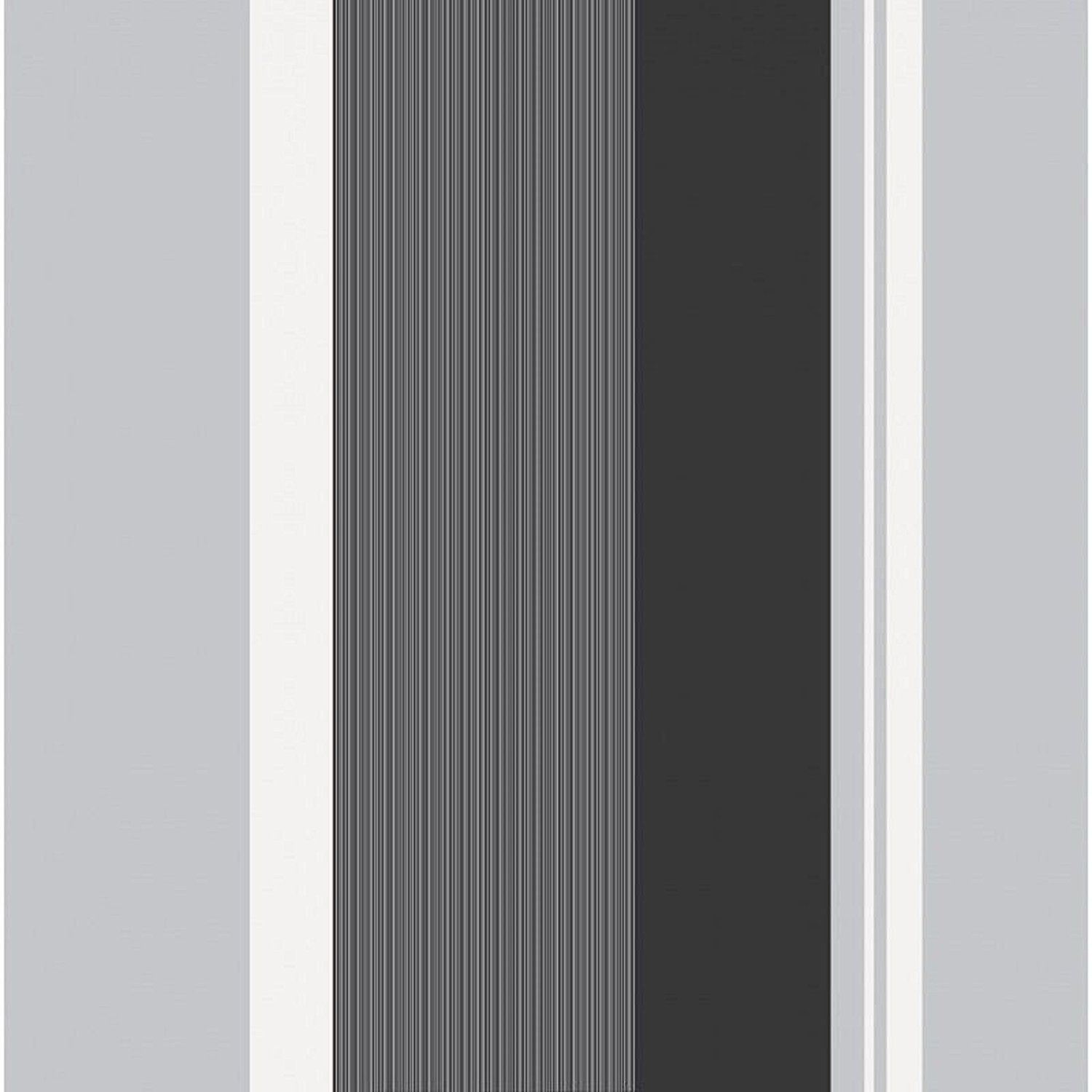 Stripe Wallpaper Bold Charcoal Grey Black White Silver - Architecture - HD Wallpaper 
