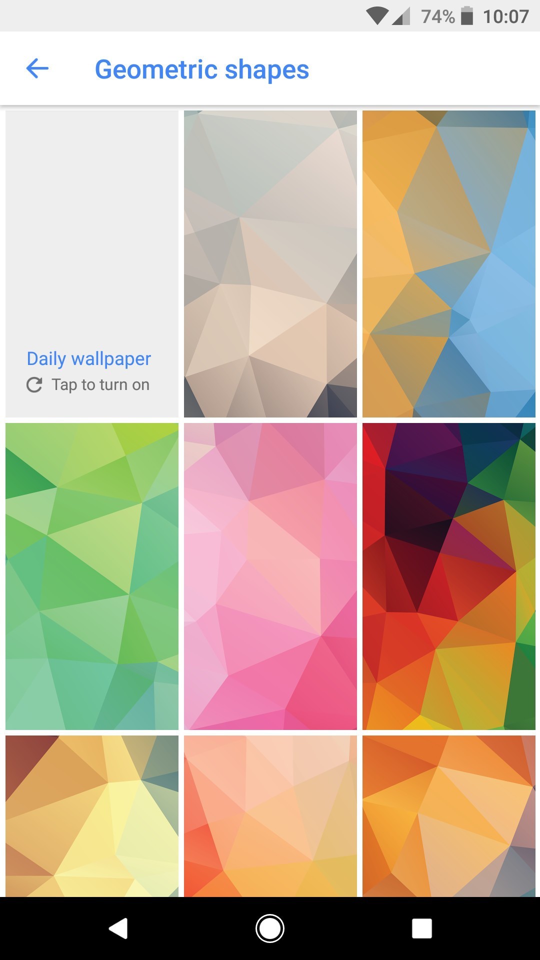 1080x1920, Additionally, The Cityscapes Category Now - Google Wallpaper Geometric Shapes - HD Wallpaper 