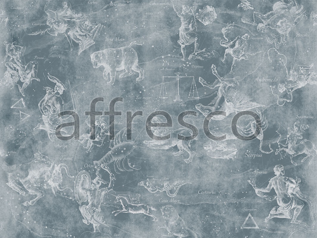 Création Wallpaper Baroque, Blue, Grey, Metallic, Silver - Wallpaper - HD Wallpaper 