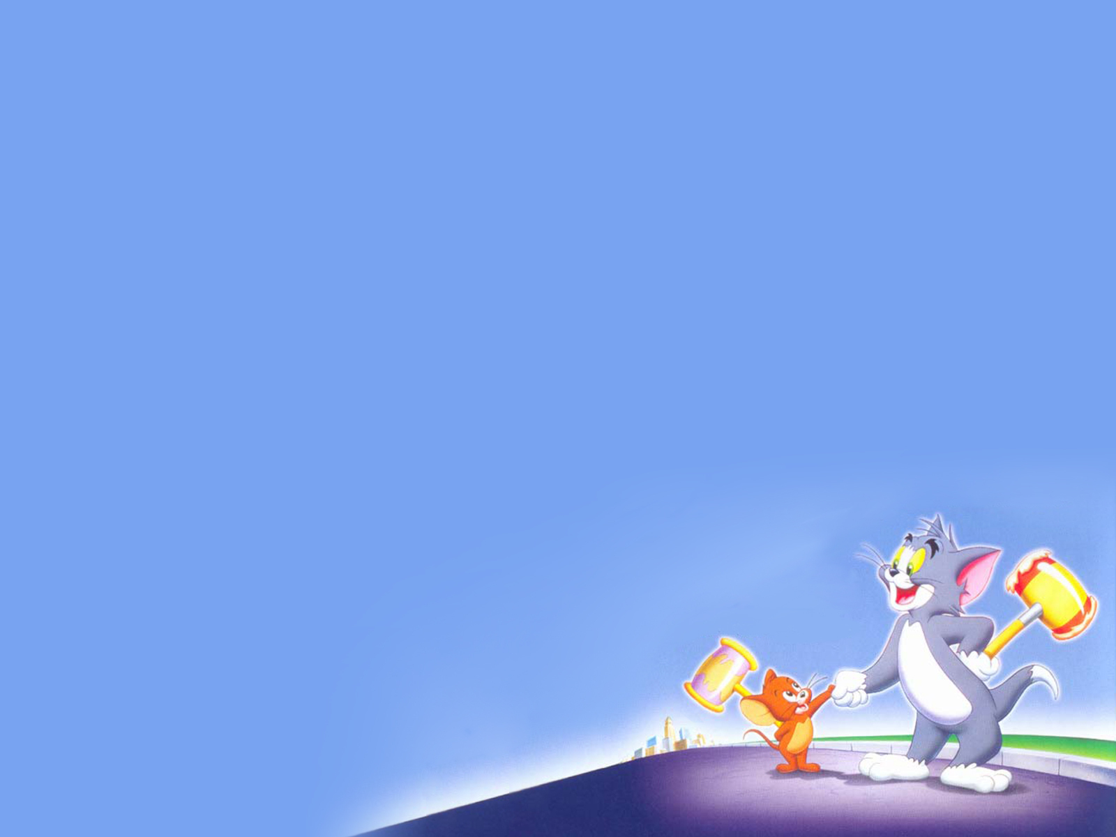 Tom And Jerry Wallpaper - Terrestrial And Aquatic Habitat - HD Wallpaper 