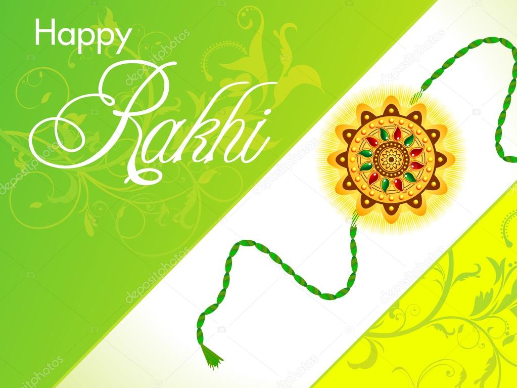 Raksha Bandhan Green Rakhi - HD Wallpaper 