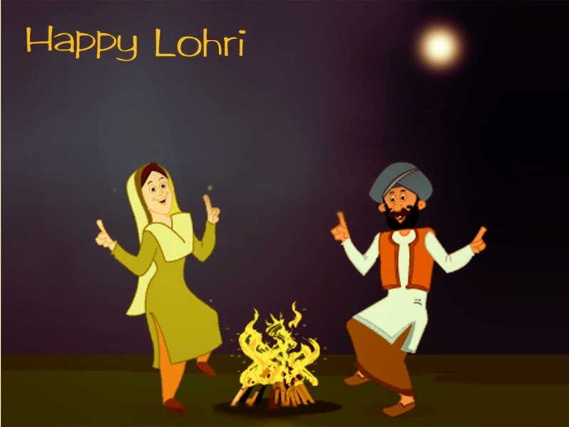 Lohri Wallpapers Free Download-happy Lohri 2016 Wishes, - Happy Lohri 2018  Gif - 800x600 Wallpaper 