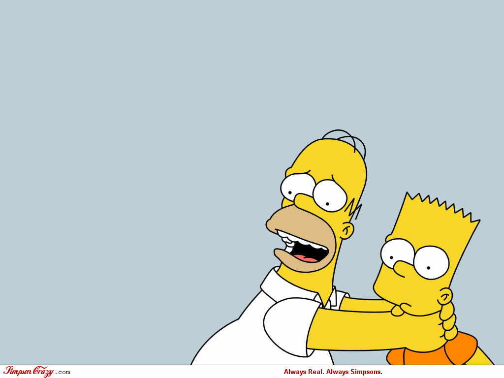 Fondos De Pantalla De Homero Y Bart - HD Wallpaper 