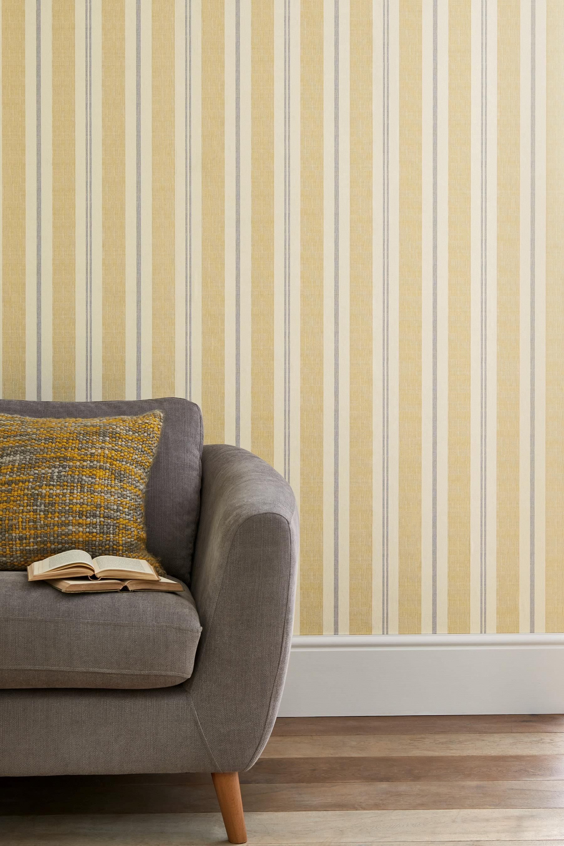 Living Room Mustard Coloured - HD Wallpaper 