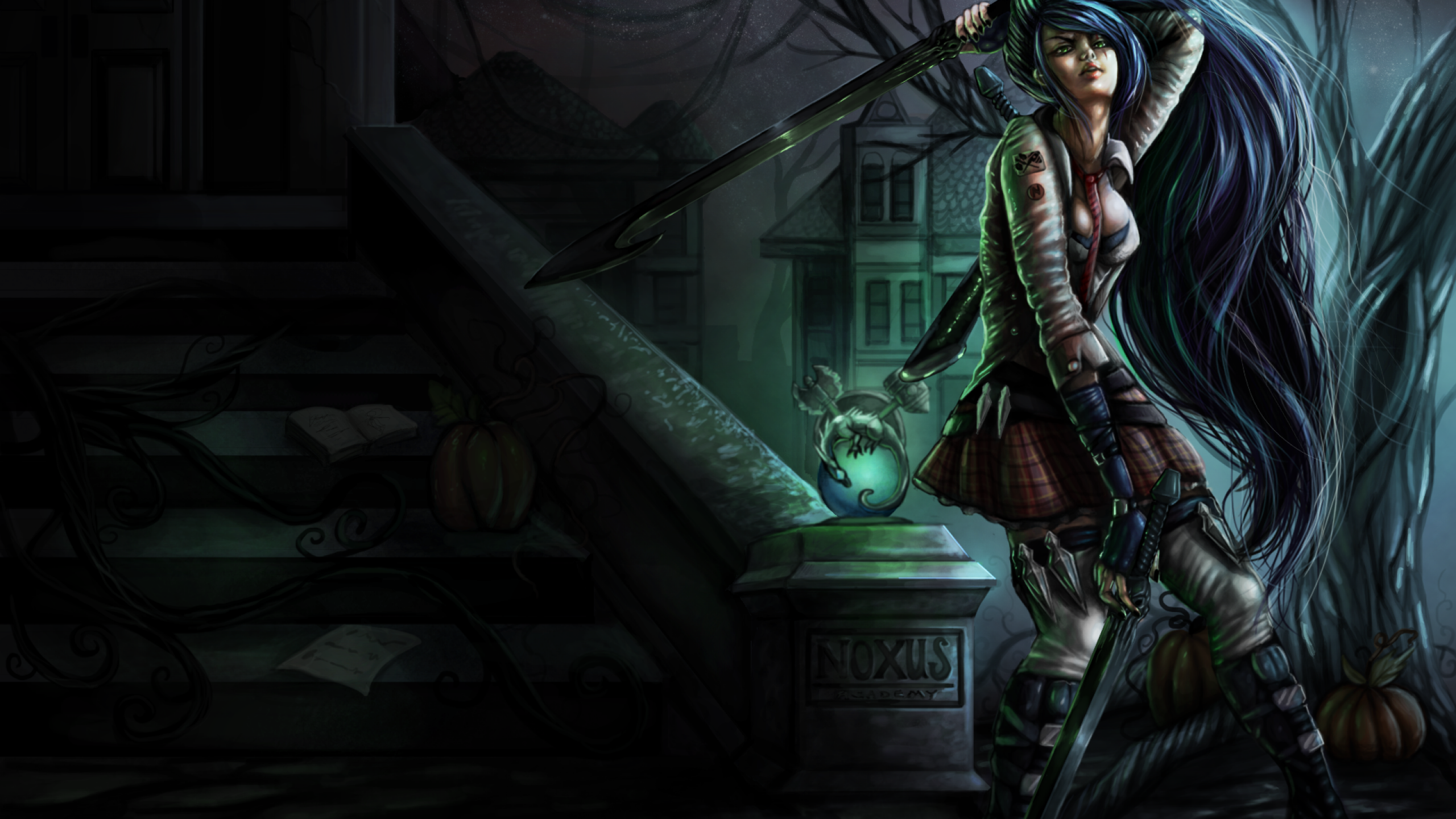 Katarina League Of Legends Hd Wallpapers - Katarina Fan Art Skin - HD Wallpaper 