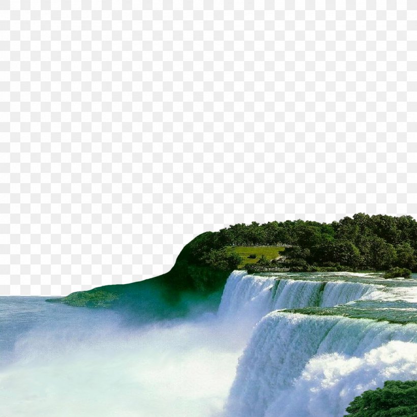 Image Desktop Wallpaper Blog Water, Png, 1920x1920px, - Waterfall Eid Ul Adha - HD Wallpaper 